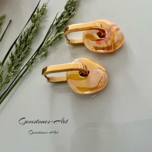 Oorbellen donut - Grieks keramiek