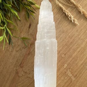 Seleniet toren ‘ijsberg’  - lengte 20 cm