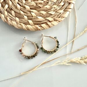 Oorbellen Elena - agaat