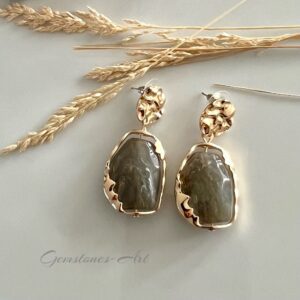 Oorbellen Reza - labradoriet