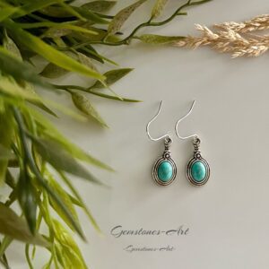 Oorbellen turquoise