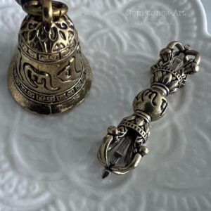 Mini setje  Dorje vajra + bel