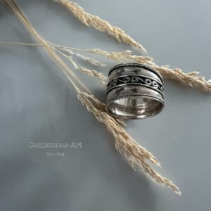 Bali swirl ring  - Echt zilver 925. Nikkelvrij - op voorraad maat 21mm + maat 18mm