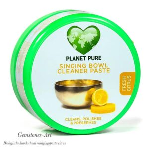 Biologische klankschaal reinigingspasta citrus