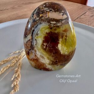 Olijf Opaal gepolijst