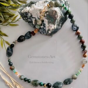 Edelstenen halsketting  AMAZONE