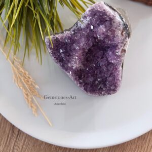 Cluster Amethist met agaatrand