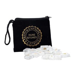 Runen Edelstenen Orakel set - Bergkristal