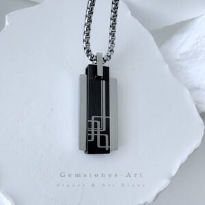 Geometrische design hanger - RVS